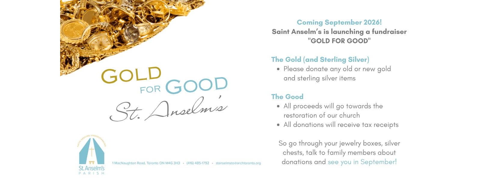 Gold for Good