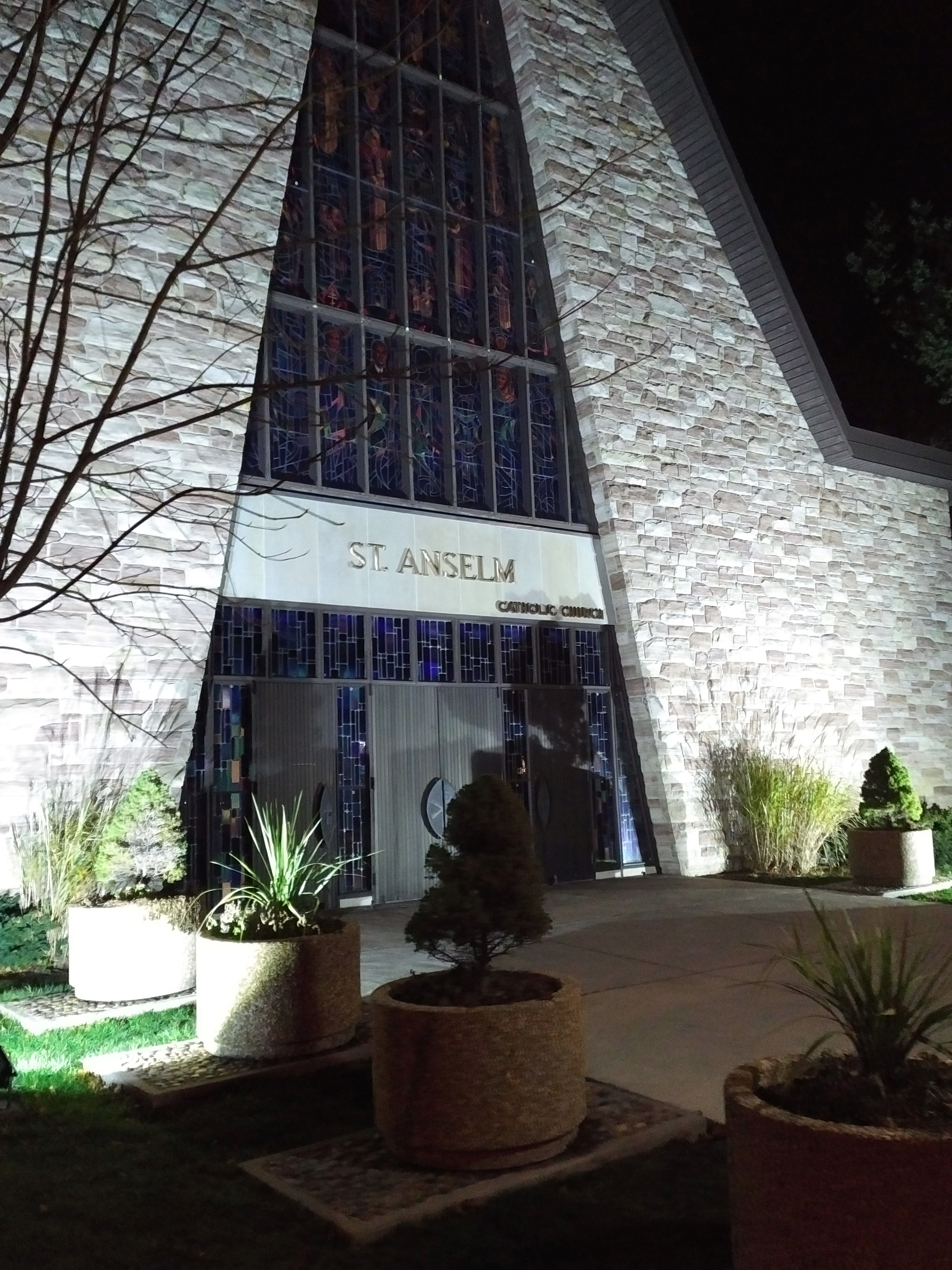 Front of Church Night