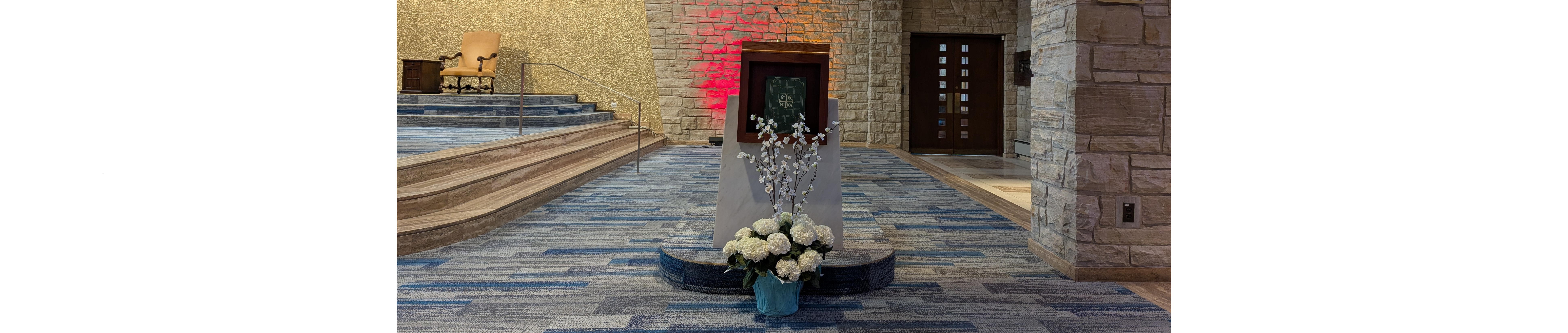 Ambo in St. Anselm's Parish.