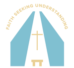 St. Anselm's Parish Logo is Faith Seeking Understanding.